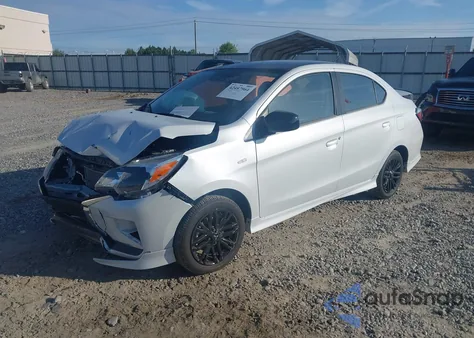 2024 Mitsubishi Mirage Black Edition z USA, uszkodzony, nr VIN ML32FUFJ9RHF14125